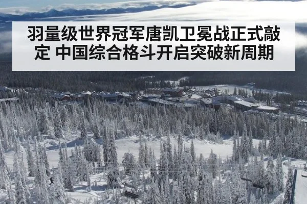 羽量级世界冠军唐凯卫冕战正式敲定 中国综合格斗开启突破新周期